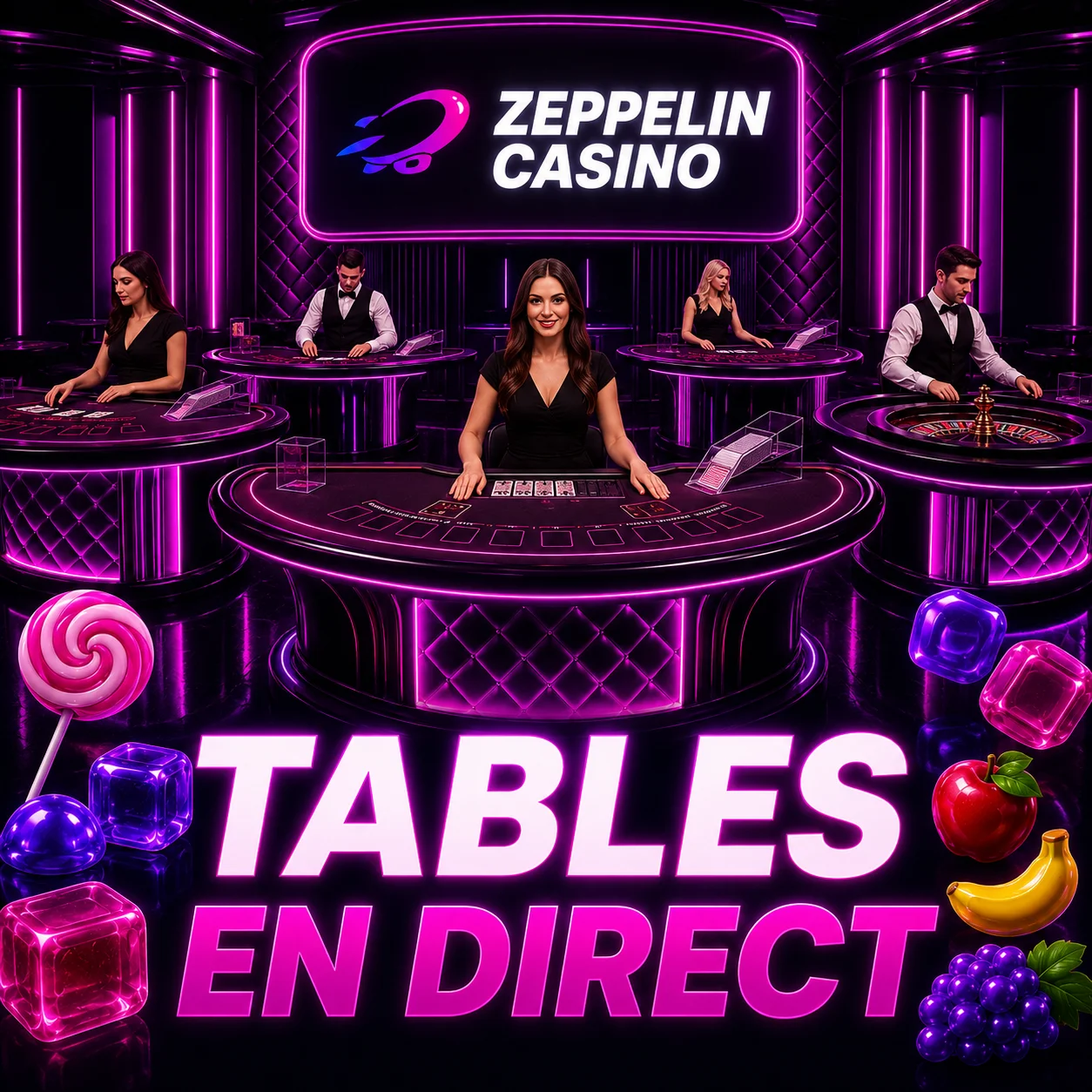 Le casino en direct, sans version démo
